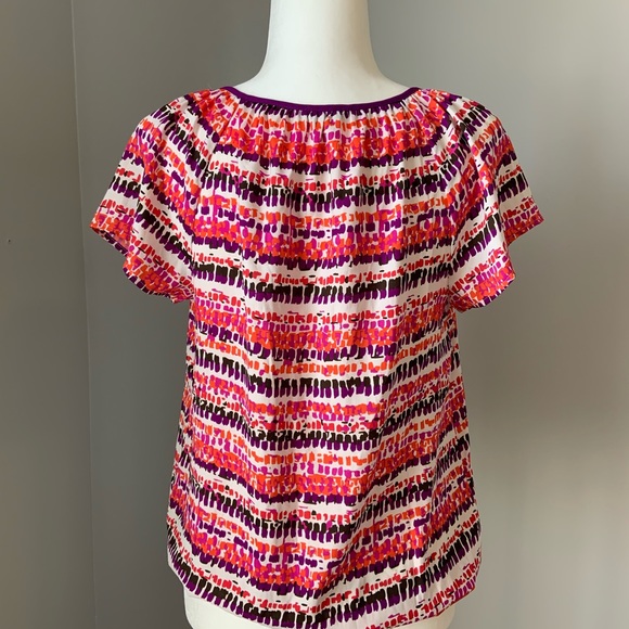 Multi-colored spring blouse - Picture 3 of 3